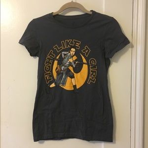 #Geekalert! Fight Like a Girl T-shirt